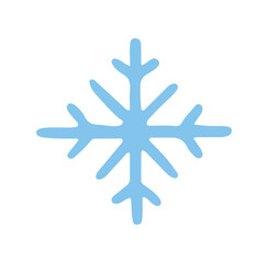 snowflake isolated on white background