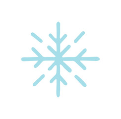 snowflake isolated on white background