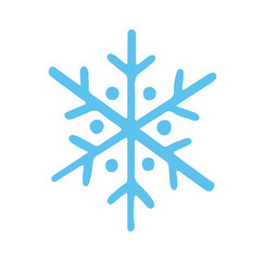 snowflake isolated on white background