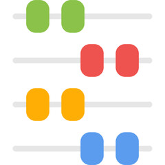 Photography Presets Flat Icon