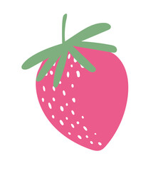vector illustration of a strawberry
