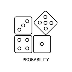 probability icons  symbol vector elements for infographic web