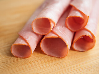 Grilled Cooked Ham Slices Perfect for Sandwiches