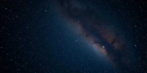 Fototapeta premium Vast, dark night sky brimming with countless sparkling stars, nature, stellar