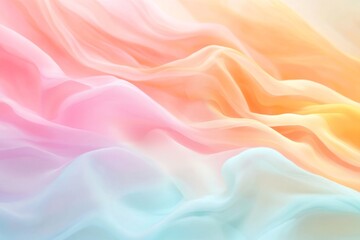 Fototapeta premium Soft, flowing pastel fabric (1)