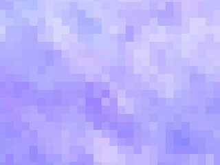 青と水色の四角形が作り出す繊細で神秘的なモザイク～透明感あふれる抽象的な幾何学模様15