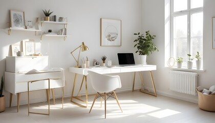 interior modern design room 3d