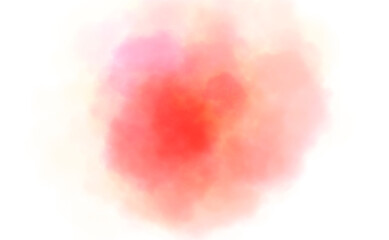 Abstract red smoke isolated on transparent white background. orange color fog clouds rising up. Colorful smoke texture. Steam, vapor, gas, fog special effect. Texture overlays. Graphic design elements