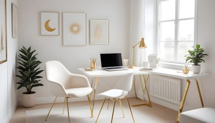 interior modern design room 3d