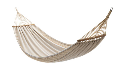 White hammock isolated on transparent background. Png