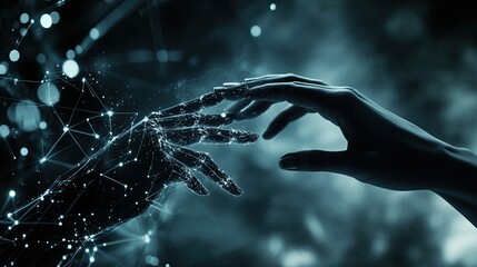 Humanity and Technology: A Conceptual Image of Connection and Future