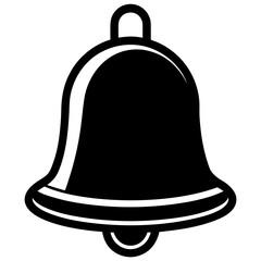 Golden Christmas bells, a shiny metal holiday ornament, ring with festive sound