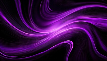 Naklejka premium glowing abstract black and purple background