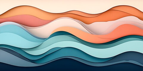abstract waves background