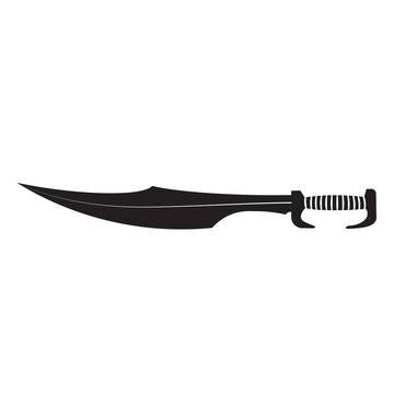 Leonidas Spartan Sword, Vector Illustration