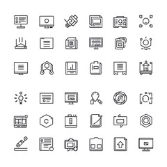 business icons set