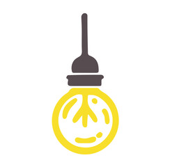 lamp on a white background