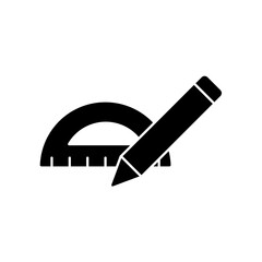 protractor icons  symbol vector elements for infographic web