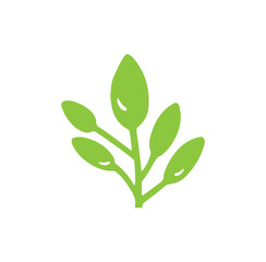 green leaves vector