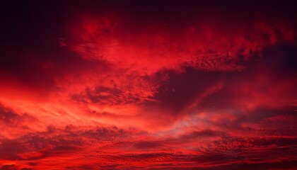Fototapeta premium red cloud texture background blurred photo of red sky with clouds photo can be used for galaxy space new year christmas and all celebrations backgrounds
