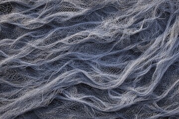Obraz premium Delicate Gray Silk Textures with Wavy Patterns and Intricate Details
