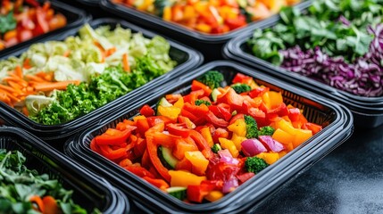 Fresh and Colorful Vegetable Medley for Healthy Based Diet and Eco-Friendly Lifestyle with a Focus on Nutrition and Wellness
