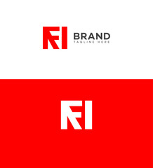 Modern NF Logo Design Brand Identity