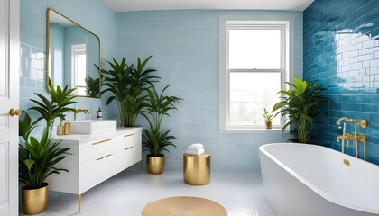 interior modern design room 3d