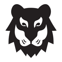 tiger head vector. illustration eps 10