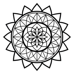 Fototapeta premium mandala round ornament