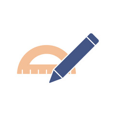 protractor icons  symbol vector elements for infographic web