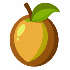 vector illustration of an apple
