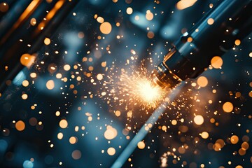 Automated laser welding system creating high precision welds with precision