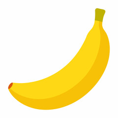 banana isolated on white
