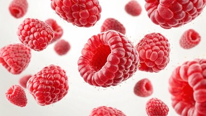raspberry fruit background