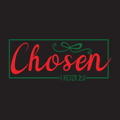 Obraz premium Chosen 1 PETER 2 9.eps