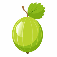 vector illustration of an apple