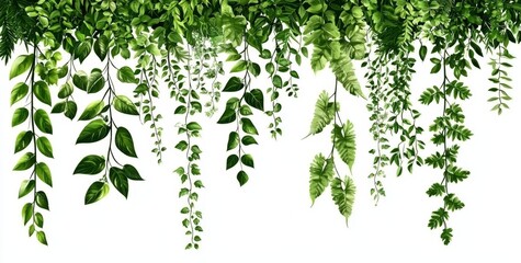 Exotic rainforest vines showcasing unique climbing qualities