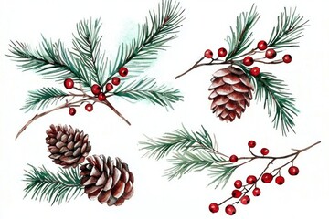 Hand-Painted Ornaments from Nature