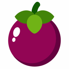 vector illustration of a red apple