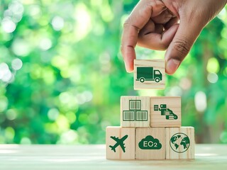 Green Logistics and Sustainable Supply Chain Management Concept