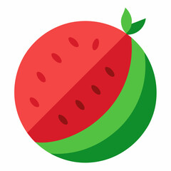 watermelon vector illustration