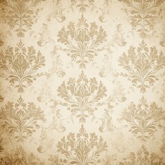 Vintage Damask Wallpaper Design A Timeless Floral Pattern with Rustic Elegance