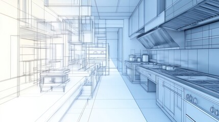 Blueprint of a Modern Restaurant Kitchen Design