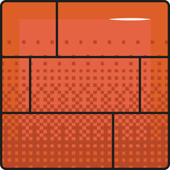 Game Set for game concept pixelated