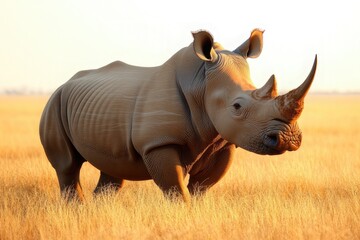 Obraz premium rhino in the wild