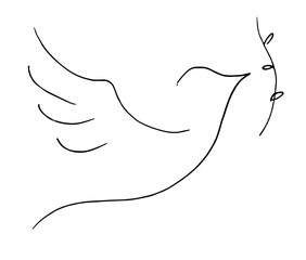 Naklejka premium Dove of Peace