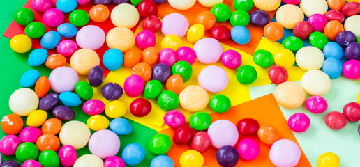 colorful sweet candy background