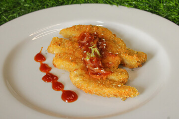 chicken katsu restaurant dishes. chicken katsu food