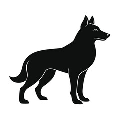 German Shepherd Dog Silhouette